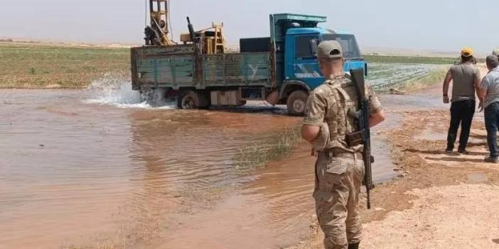 Şanlıurfa’da trajikomik olay! Su borusuna sondaj vurdular