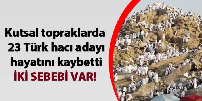 Kutsal topraklarda 23 Türk hacı adayı hayatını kaybetti!