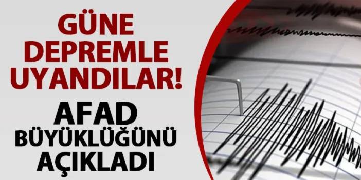 Adıyaman sabah saatlerinde sallandı! AFAD depremin büyüklüğünü açıkladı