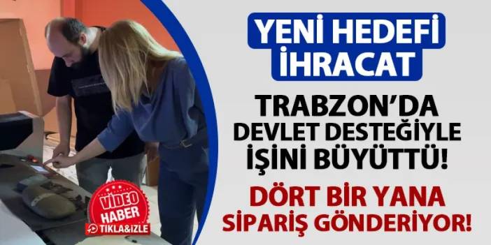 Trabzon'da dekoratif eşya üretiyordu! Engelli girişimci KOSGEB desteğiyle işini büyüttü