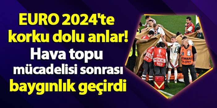 EURO 2024'te korku dolu anlar! Barnabas Varga baygınlık geçirdi