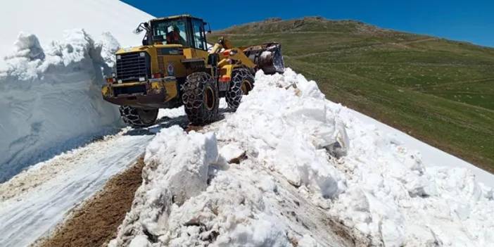 Trabzon’da karla mücadele devam ediyor