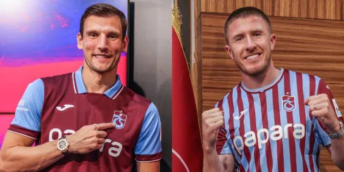 Trabzonspor'da Barisic ve Lundstram için imza töreni