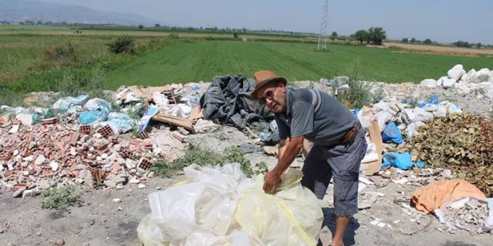 Aydın’da topladığı çöplerle hem doğaya hem de geçimine katkı sağlıyor