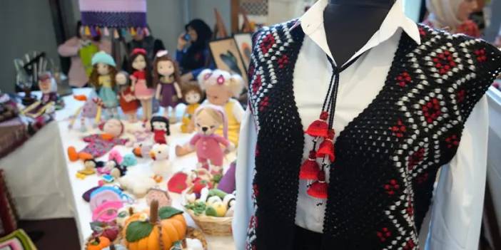 Samsun'da kadınların el emeği ürünleri görücüye çıktı!