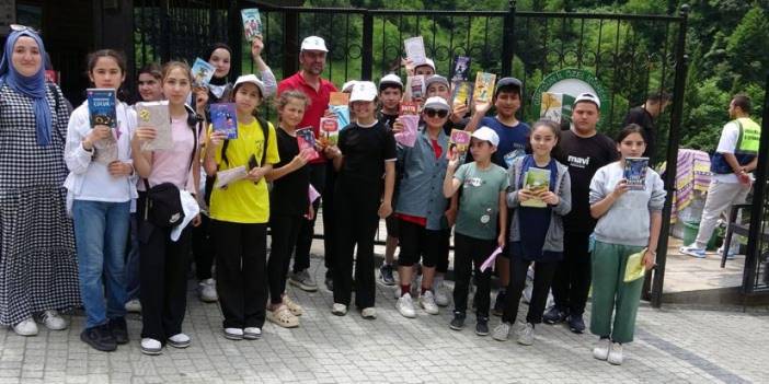 Giresun'un köylerdeki öğrencilerin mutlu günü! Doğal güzelliklere gezi düzenlendi