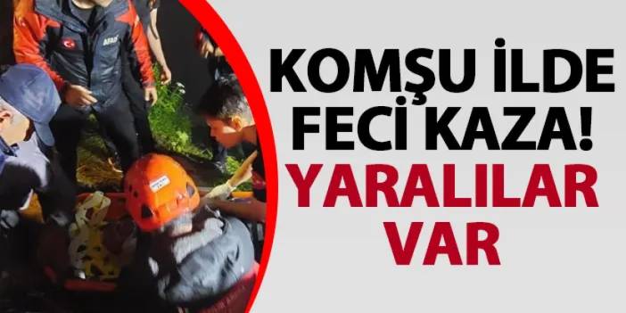 Rize’de feci kaza! Yaralılar var