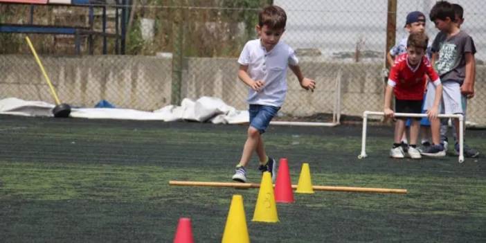 Samsun’da çocuklar spora özendiriliyor