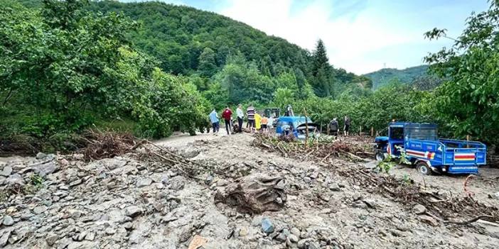 Ordu'yu sel vurdu! Hasara neden oldu