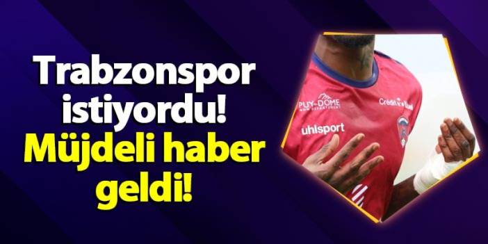 Trabzonspor'a müjdeli haber! Gündemindeki oyuncu kadro dışı kaldı