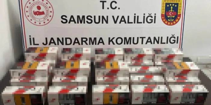 Samsun'da jandarmadan operasyon! Binlerce adet ele geçirildi