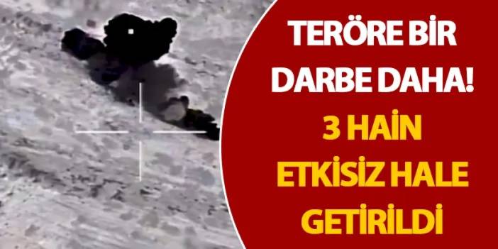 Teröre bir darbe daha! 3 hain etkisiz hale getirildi