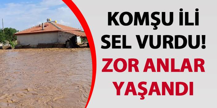 Giresun’u sel vurdu! Zor anlar yaşandı.