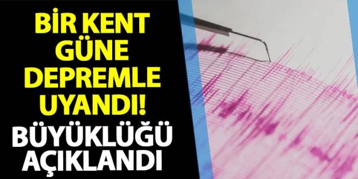 Afyonkarahisar güne depremle uyandı! AFAD büyüklüğünü açıkladı