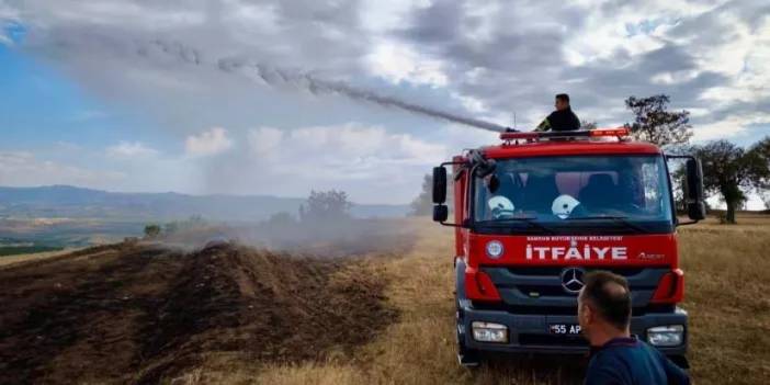 Samsun'da 6 ayda 371 anız yangını