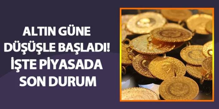 Altın güne düşüşle başladı! İşte son durum