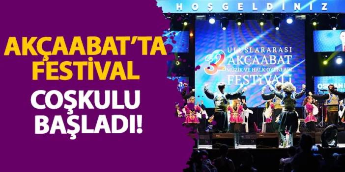 Akçaabat’ta festival coşkulu başladı!