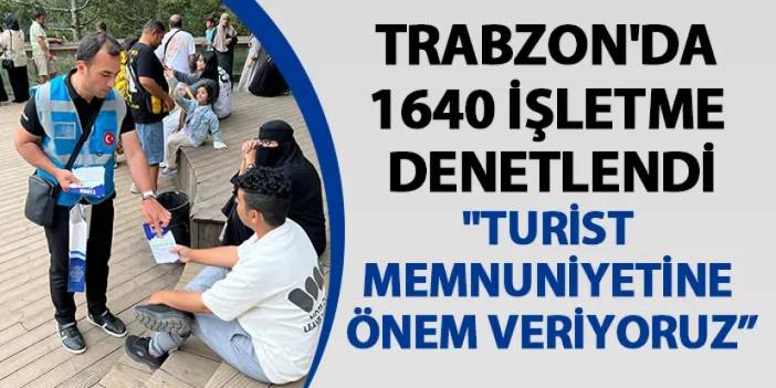 Trabzon'da 1640 işletme denetlendi!