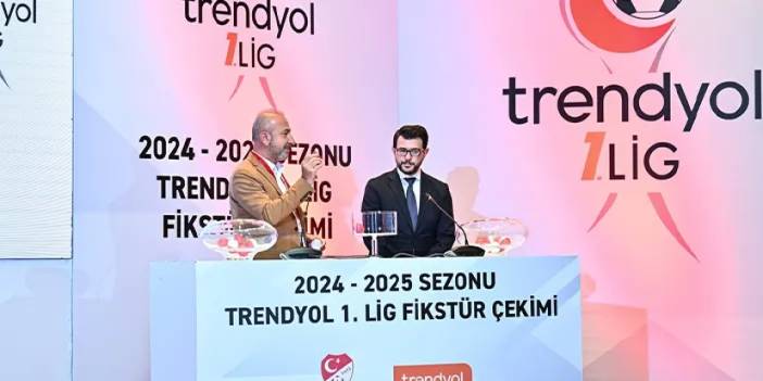 1. Lig'de fikstür çekildi! İşte ilk hafta maçları