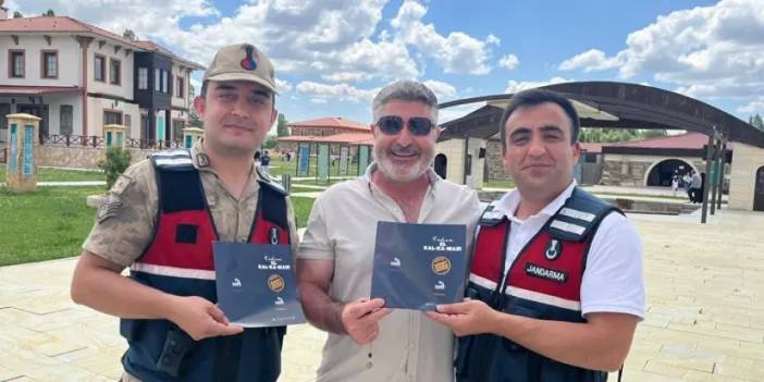 Bayburt’ta jandarma KADES’i anlatıyor