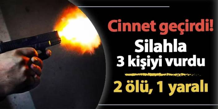 Gümüşhane'de cinnet geçirdi! Silahla 3 akrabasını vurdu: 2 ölü, 1 ağır yaralı