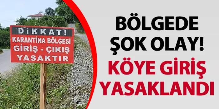 Artvin’de şok olay! Köye giriş çıkış yasaklandı