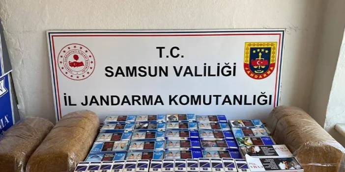 Samsun'da operasyon! Kaçak makaronlar ele geçirildi