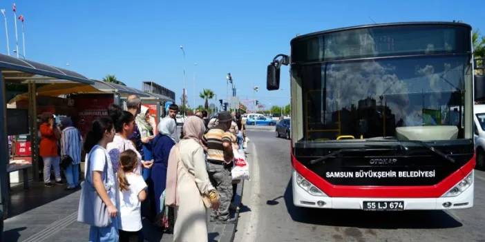 Samsun’da toplu taşımaya zam