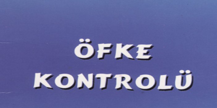 Öfke Kontrolü kitaplaştırıldı