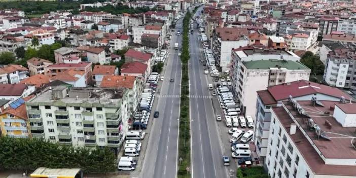 Samsun’un o ilçesi ticari araç merkezi