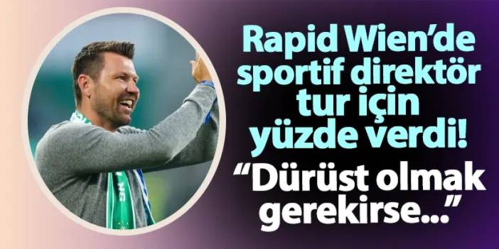 Rapid Wien Sportif Direktörü Katzer'den Trabzonspor açıklaması! "Maçın favorisi..."