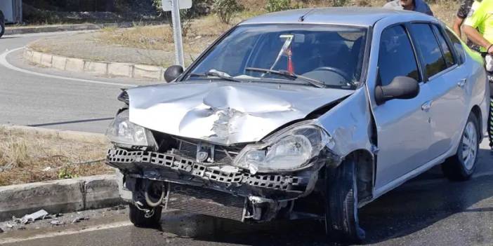 Samsun'da iki otomobil birbirine girdi: 5 yaralı