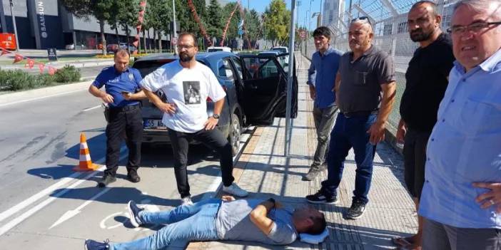 Samsun’da feci kaza! Sürücü hastanelik oldu