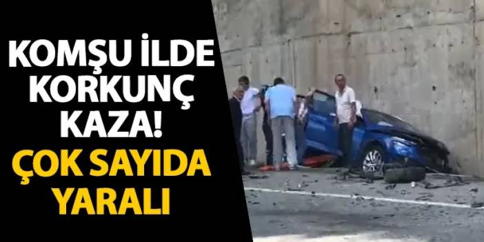 Giresun’da korkunç kaza! Çok sayıda yaralı