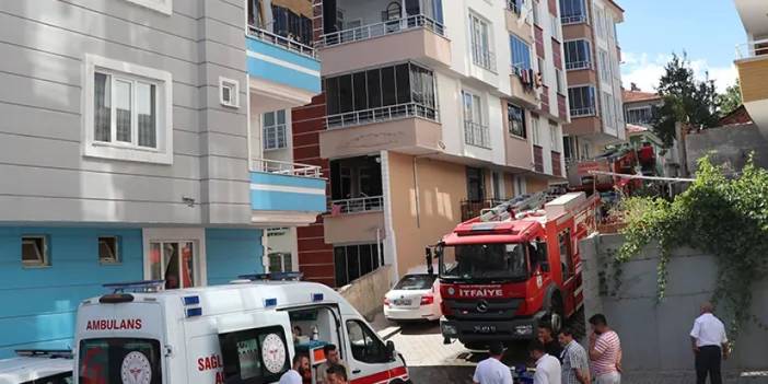 Samsun'da dairede yangın! 1 kişi hastanelik oldu