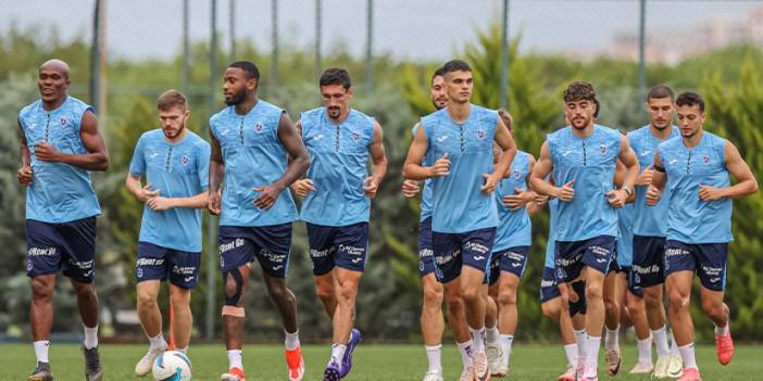 Trabzonspor'da St. Gallen maçı hazırlıkları devam ediyor