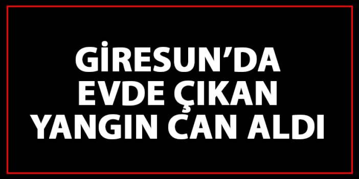 Giresun'da yangın! Ölü ve yaralılar var