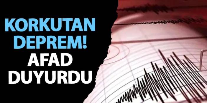 İzmir’de korkutan deprem! AFAD duyurdu