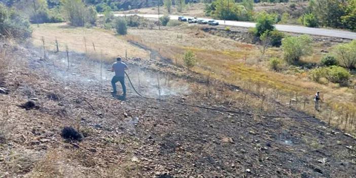 Gümüşhane'de yangın rastlantı sonucu engellendi