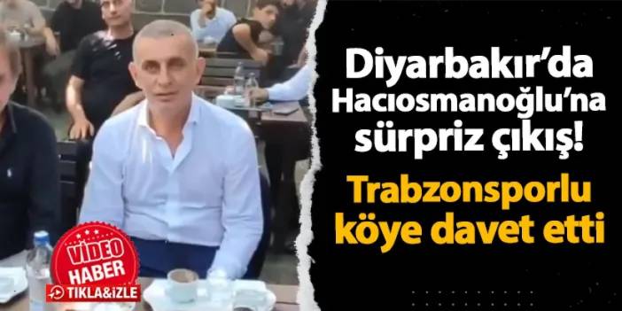 Diyarbakır'da TFF Başkanı Hacıosmanoğlu'na sürpriz çıkış! Trabzonsporlu köye davet edildi