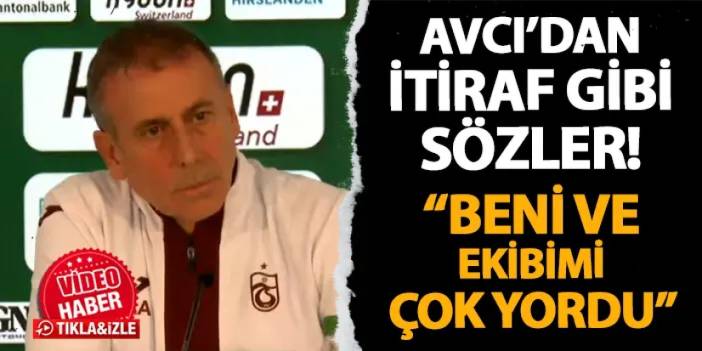 Trabzonspor'da Avcı'dan itiraf gibi sözler! "Beni ve ekibimi son derece yordu"