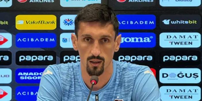 Trabzonspor'da Savic'ten "takımdaki arkadaşlık ortamı" sorusuna yanıt