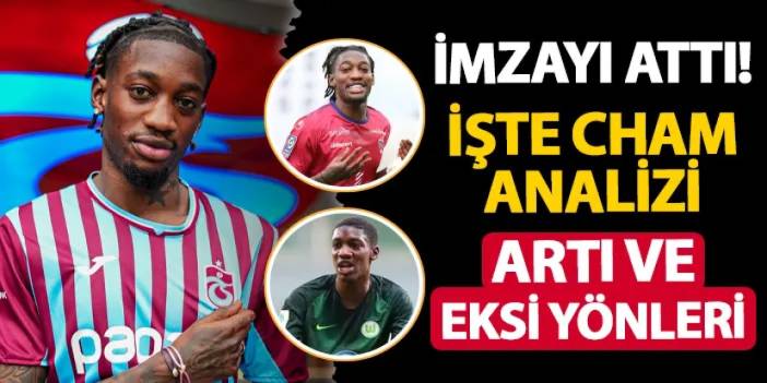 Trabzonspor imzayı attırdı! İşte Muhammed Cham analizi: Artı ve eksi yönleri