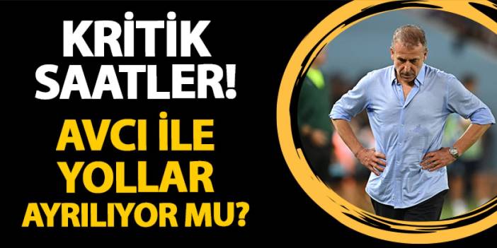 Trabzonspor'da kritik saatler! Abdullah Avcı ile yollar ayrılıyor mu?