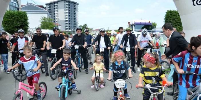 Trabzon'da pedal şöleni! Başkan Genç de maratona katıldı