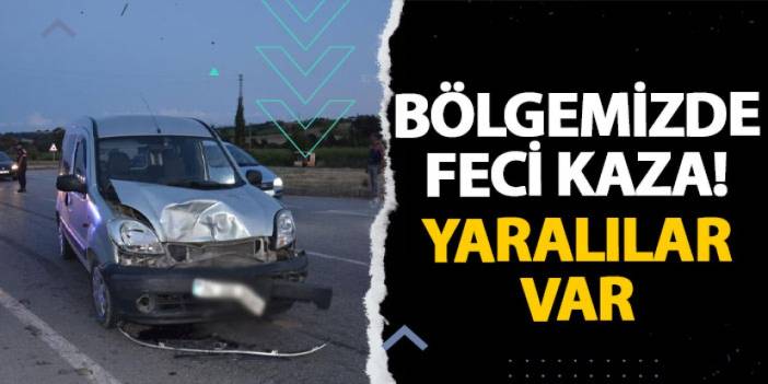 Samsun’da feci kaza! Yaralılar var