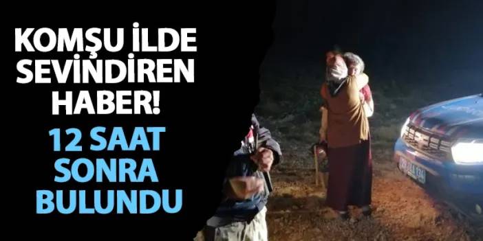 Gümüşhane’de sevindiren haber! 12 saat sonra bulundu