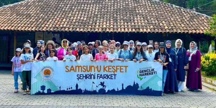 Samsun’u keşfettiler! Yüzlerce öğrenci geldi