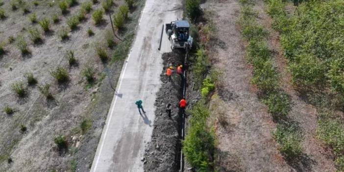 Samsun’da kırsala yeni içme suyu hattı