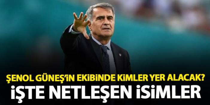 Trabzonspor’da Şenol Güneş’in yardımcıları netleşmeye başladı! İşte o isimler